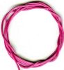 Cordelette de satin HQ 1mm de diamètre, fuchsia