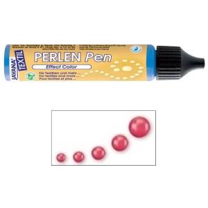 Peinture pour tissus Javana Textil, Perlen pen, rouge