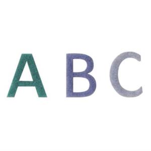 Forme en feutrine 2mm, alphabet boy