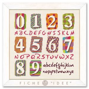 Fiche Lilipoints, Idées chiffres et alphabet      