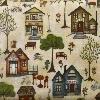 Tissu, Around town, maisons