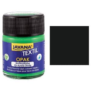 Peinture pour tissus Javana Textil, opaque, noir