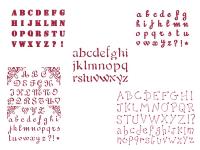 Pochoir alphabet