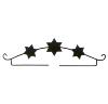 Porte décor, 21cm, 3 étoiles, noir