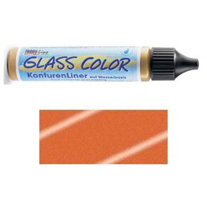 Peinture pour verre Hobby Line, contour liner, cuivre