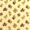 Tissu, Petites fleurs fond beige