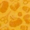 Tissu, Sew, accessoires de couture orange foncé sur jaune foncé (moutarde)