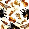 Tissu, Concerto kanvas, instruments de musique
