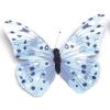 Papillon en 3D, bleu