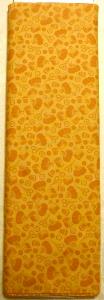 Tissu, Sew, accessoires de couture orange foncé sur jaune foncé (moutarde)