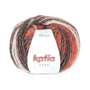 Laine Katia, City, brun-terracotta-gris
