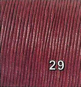 Cordelette de coton 1mm de diamètre, bordeaux