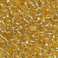 Rocailles 2,5mm coloris spéciaux, or
