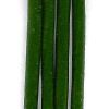 Lacet de cuir de 2mm de diamètre, vert turmaline
