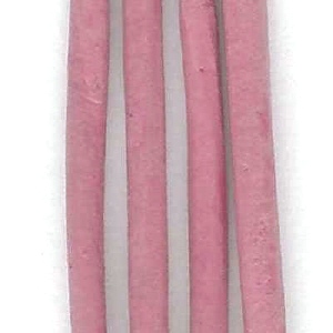 Lacet de cuir de 2mm de diamètre, light rose