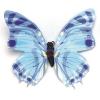 Papillon en 3D, bleu