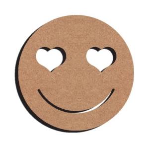 Support Home déco, smiley coeur