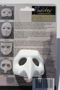 Powertex, Plâtre, masque vénitien Oiseau, 4x6,5x8cm