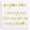 Matrice pour machine à découper, alphabet Capucine