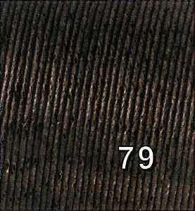 Cordelette de coton 1mm de diamètre, brun foncé