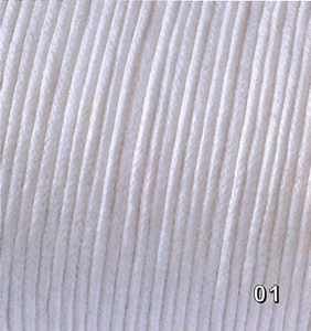 Cordelette de coton 2mm de diamètre, blanc
