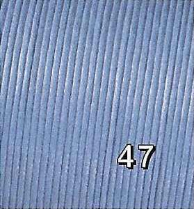Cordelette de coton 2mm de diamètre, bleu clair