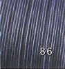Cordelette de coton 2mm de diamètre, gris